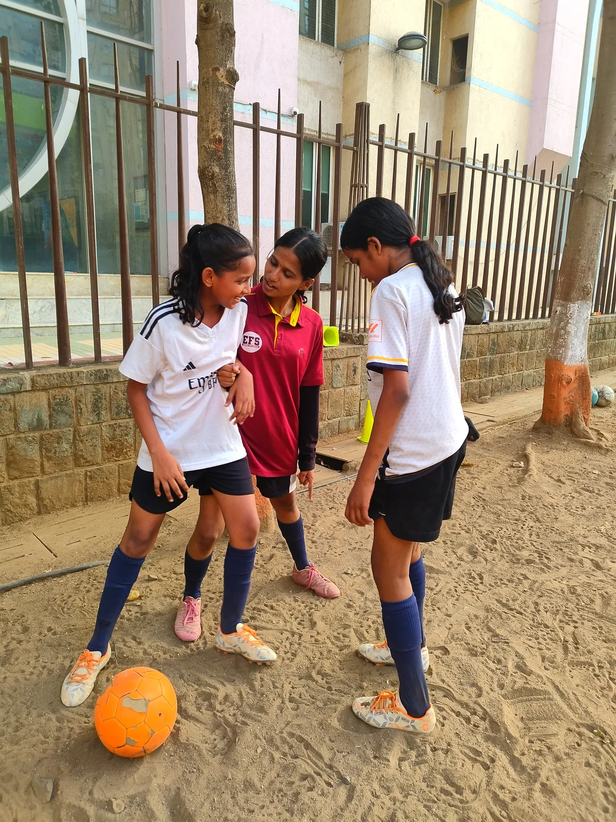 Pressure on, game faces ready—we play hard, stay focused, and fight till the last point.
